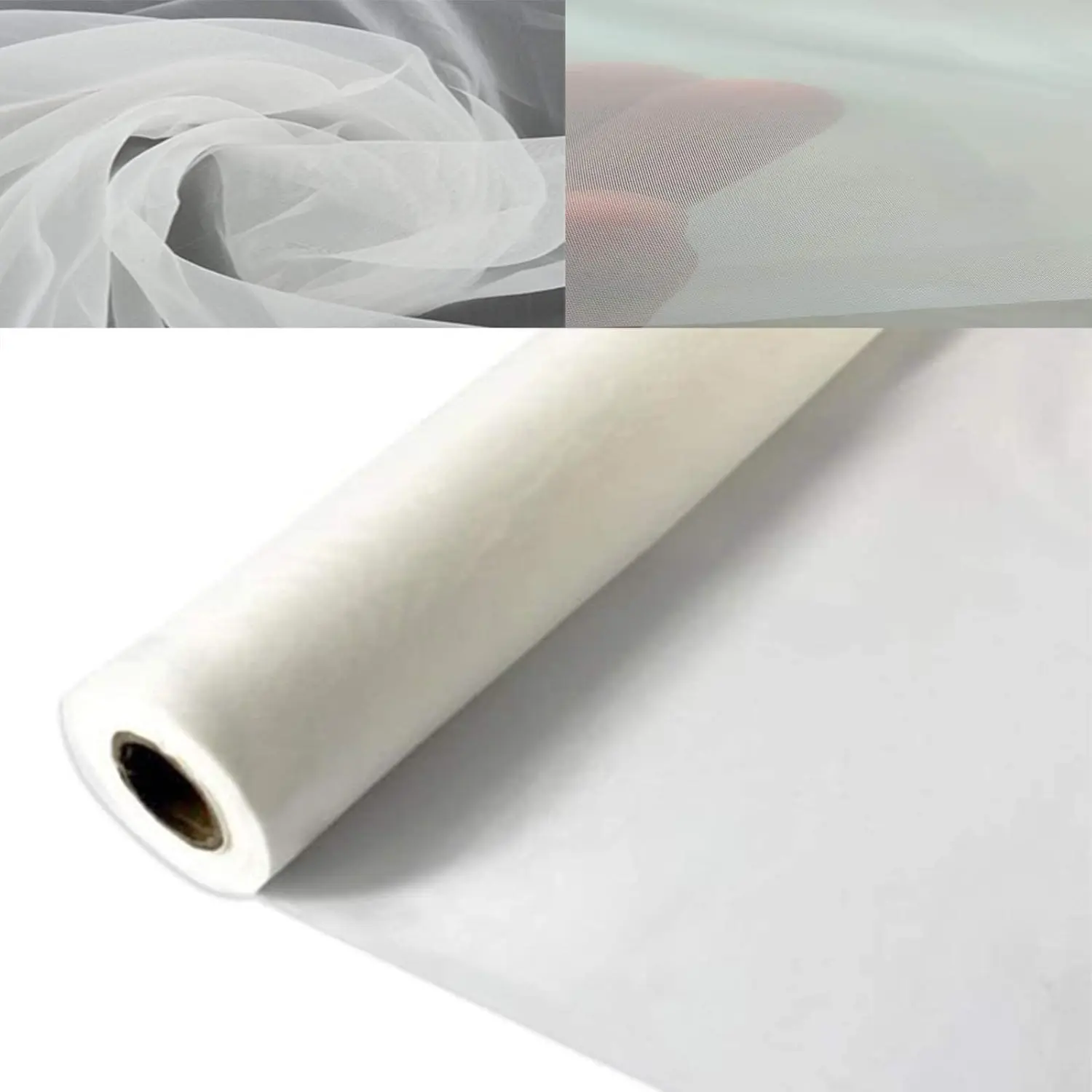 3 Yards 1.27 Meters Silk Screen Printing Fabric Mesh Screen Printing Mesh Wide High Tension Mesh Making Ink Supplies (120 Mesh_48T)