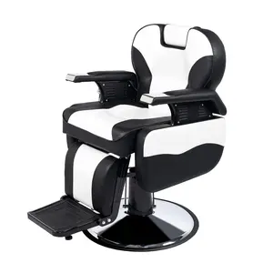 OmySalon All Purpose Hydraulic Barber Chair Recline 360 Degree Swivel Height Adjustable Heavy Duty Hairdresser Chair Beauty Salon Spa Tattoo Styling Barbershop Equipment