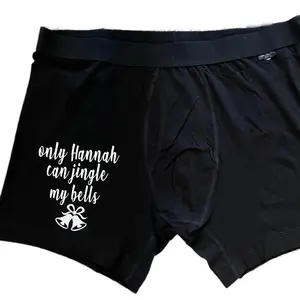 FUN Christmas mens undies! Menswear Underwear-anniversary holiday gifts for husband, boyfriend Christmas stocking stuffer husband-jingle my bells