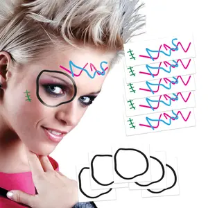 Weird Barb-B Temporary Tattoos / Pack of 5 / Easier than makeup / Perfect for Halloween Realistic