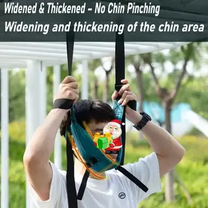 Streamlined cervical traction stretch belt with neck support light tension office staff home fitness women exercise essential tools