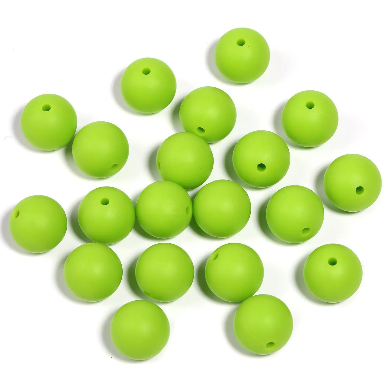 YM380005 Fluorescent green 50pcs 15mm