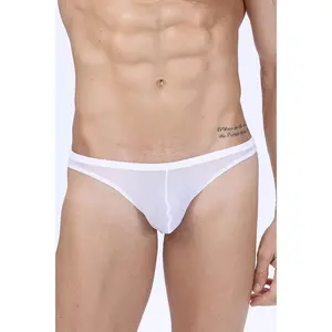 Manview Mens Sheer Net Bikini Lowrise Pouch Underwear