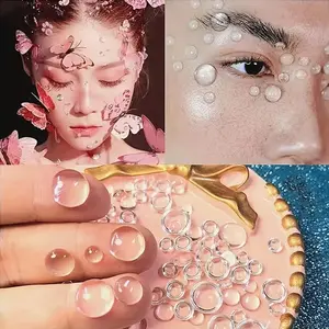 Elegant Pure Realistic Water Drop Stickers, Beauty Makeup Accessories, Cosplay Mermaid Photography Props, Stage Performance Accessories