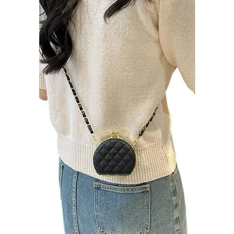 Mini Quilted Iconic Crossbody Bag