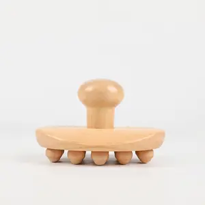 Wood Therapy Massage Tools, Cellulite Massager Roller Wooden Body Brush Fascia Blaster for Cellulite Remover, Itchy Skin Relief Body Shaping, Professional Maderoterapia Kit Lymphatic Drainage Massager Body Care Comfort Clear Handy