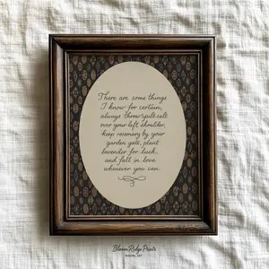 Practical Magic Quote Wall Art – Witchy Halloween Print, Rustic Cottagecore Decor, Vintage-Inspired Poster, Unframed | 5 size, 8x12 to 27x40 inch