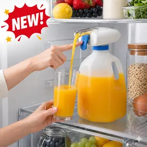 Multifunctional Squeeze Bottle | For Milk and Juice | Spill-Proof and Leak-Proof Design | Milk Dispenser, Squeeze Milk Bottle, Automatic Dispenser, Beverage Dispenser, Leak-Proof Milk Jug, Kids' Milk Pouring Helper, Household Milk Container Organiser, Pvc