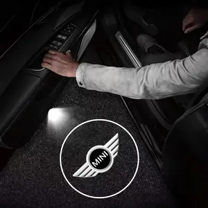 2Pcs Led HD Car Door Welcome Light Auto Logo Projector Lamps For BMW Mini Cooper R50 R53 R55 R56 R60 R61 F54 F55 F56 F60 Clubman