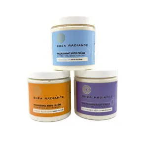 Shea Radiance Nourishing Body Cream - Hydrating Moisturizer - Relieves Irritation - Unscented Lavender - Bliss Citrus Blossom
