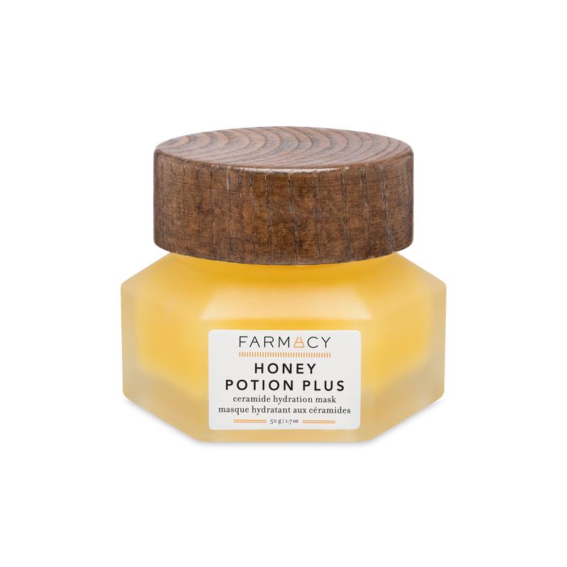 Farmacy Beauty Honey Potion Plus Ceramide Hydrating Face Mask - Facial Care Products with Glycerin, Phyto, White Cream, Scented Formula for Barrier Repair, Daily Hydration, Deep Treatment, Dewy Radiance, Plump Skin, Softening & Skin Transformation, Smooth