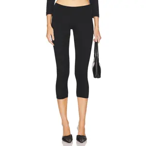 Only Hearts Crop Leggings in Black