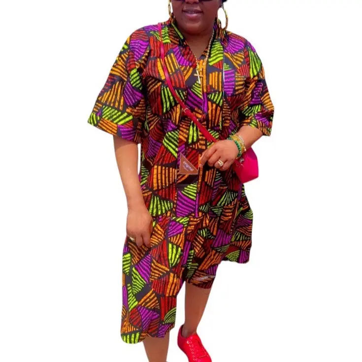 Women's Ankara Casual Summer Wear - Lightweight, Breathable Daily Outfit for Warm Weather