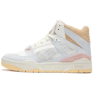 PUMA Slipstream Hi Thrifted Women’s Sneakers 389846-02 – Retro High Top Sneakers – White/Pristine Vintage