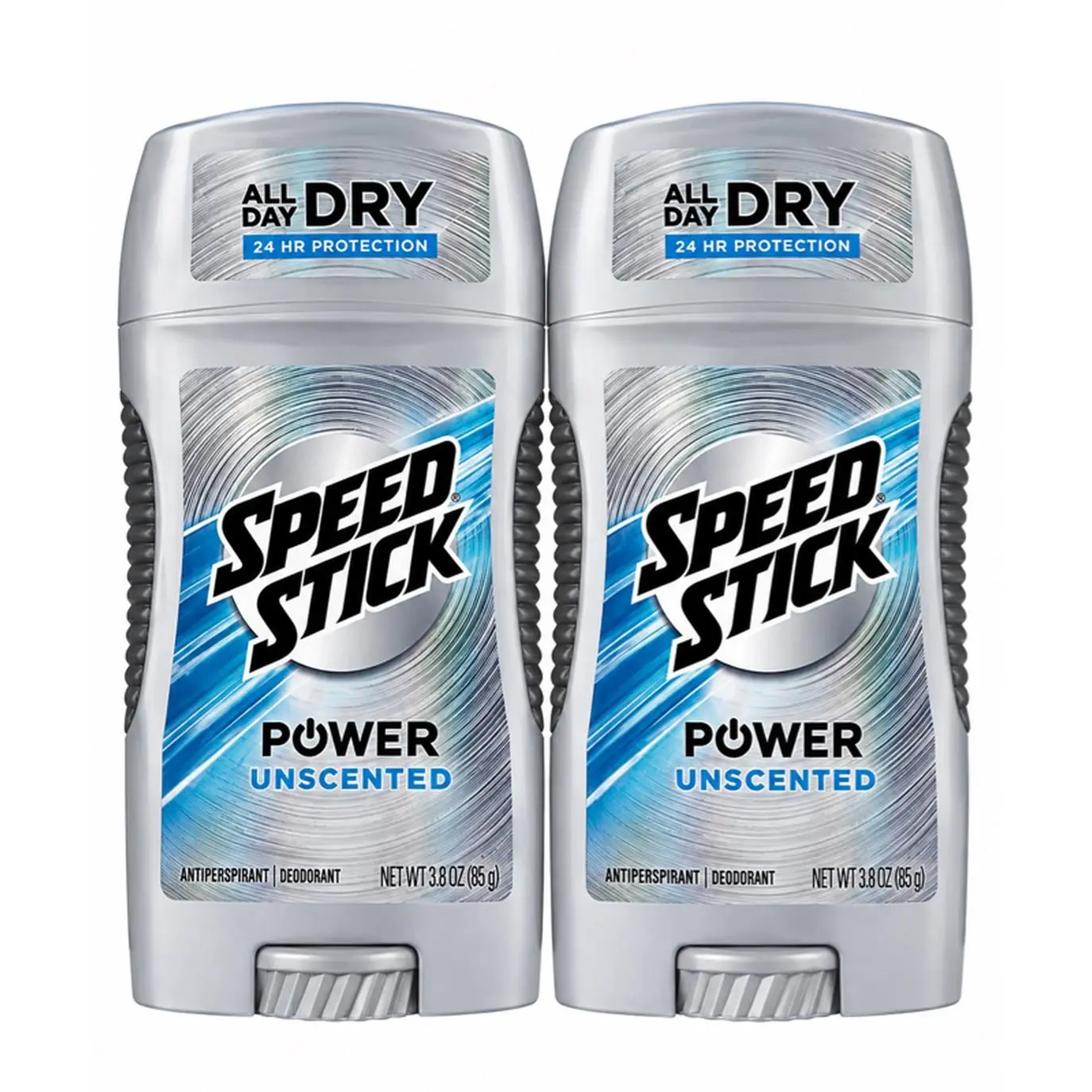 Speedstick Power Unscented Antiperspirant Deodorant 3.Oz (Pack of 2)