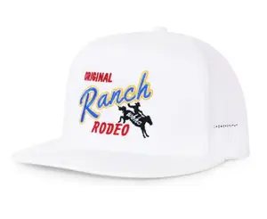 White Ranch Rodeo Trucker Hat | Whiskey Bent Hat Co