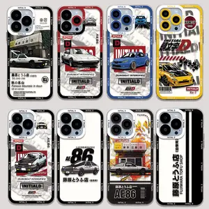 Anime Initial D AE86 Phone Case For iPhone 17 16 15 14 13 12 11 - Personalized Aesthetic Design Shockproof Phone Case: Your Perfect Blend of Style and Safety!