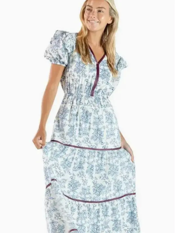 Triple Tiered Ruffle Dress By: Simply Southern