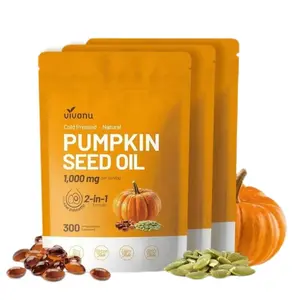 3bags Pumpkin Seed Oil 1000mg Saw Palmetto | 300 Softgels Antioxidant Supplement