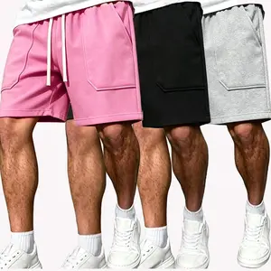 Men’s casual shorts—ideal for workouts, jogging, and relaxing at home every day. Soft against the skin with moisture-wicking properties. Features a high-stretch drawstring waistband for an adjustable fit. Relaxed straight-leg silhouette tiktokshopspring