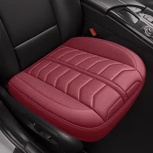 Car Front and Rear Seat Cushions, Perforated Leather, Ergonomic Design, Custom Embroidery, Full Coverage, Comfortable and Protective, Seat Covers