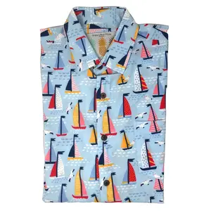 Super Stretch - Sailin Away Hawaiian Shirt