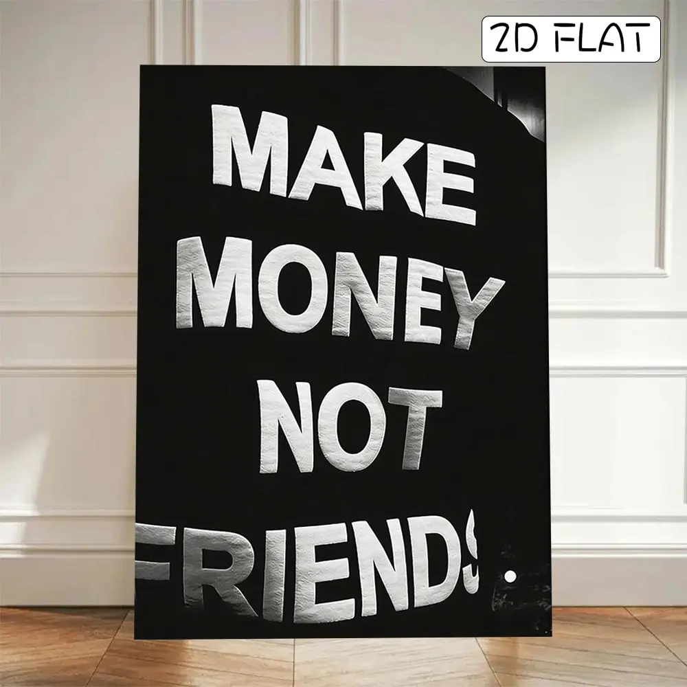 Make Money Motivation Wealthy Money Dollars Cash Luxury Artistic Print Creative Modern Decoration Items Canvas Poster  wall decor wall art posters Abstract Art Design wall decor wall art posters poster