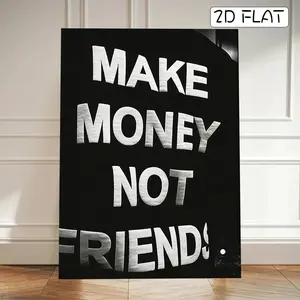 Make Money Motivation Wealthy Money Dollars Cash Luxury Artistic Print Creative Modern Decoration Items Canvas Poster  wall decor wall art posters