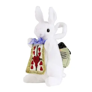 Alice in Wonderland Plush White Rabbit Purse