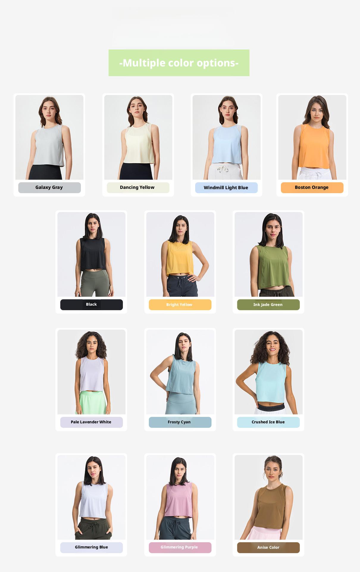 New Sleeveless Crop Tank Top, Sexy Hollow Out Design, Quick-Dry Breathable Yoga & Sports Casual Wear