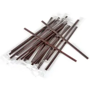 Coffee Stirrers Sticks 400 Individually Wrapped 6.7in,Disposable coffee straw stirring rod,Coffee Straw,Disposable Plastic Drink Stirrer Sticks  and Safety Three-hole coffee straw
