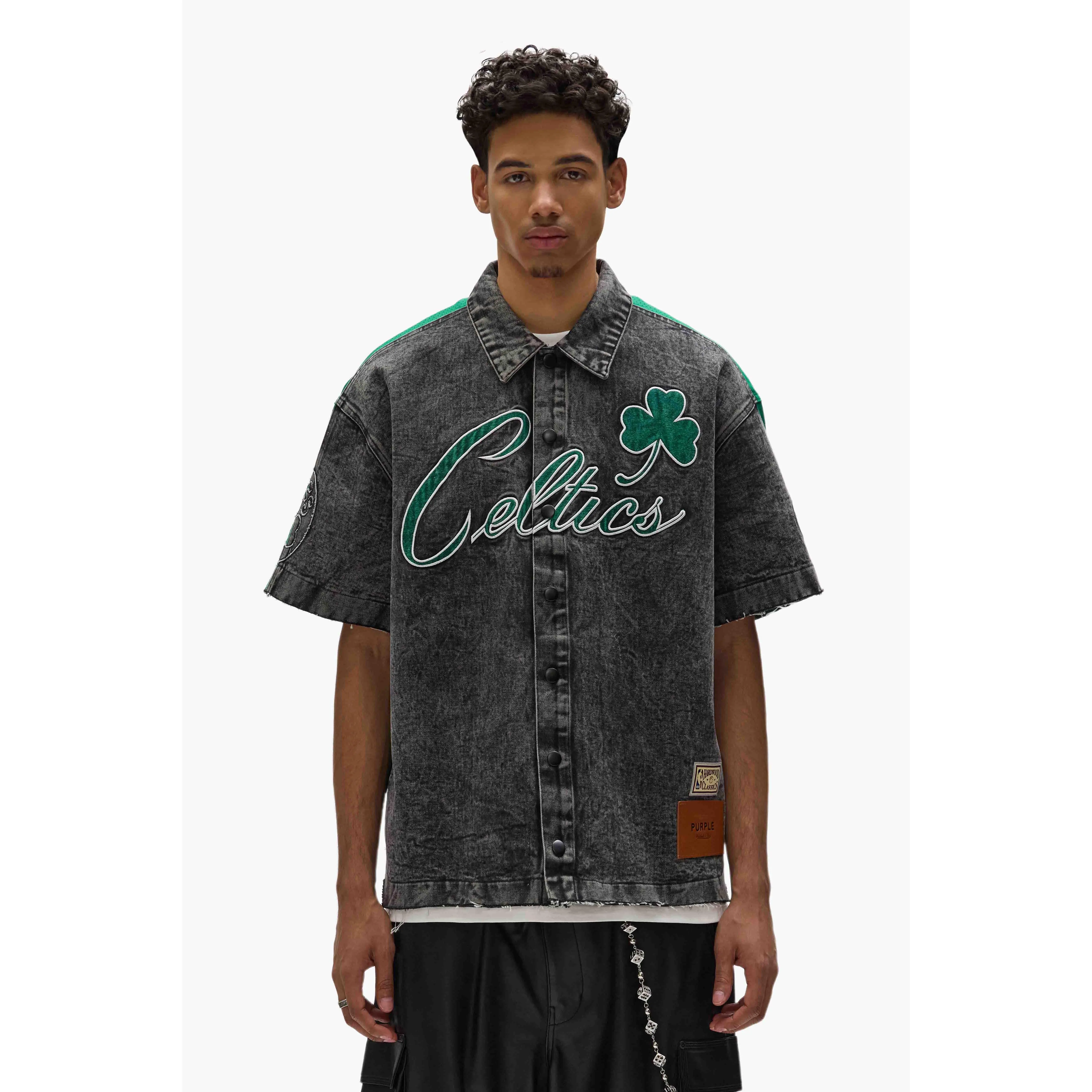 Boston Celtics Snap Shirt Boston Celtics Snap Shirt