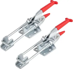 Heavy Duty Toggle Clamp Latch, COOLOGIN 2000Lbs Large Capacity Adjustable Latch U Bolt Self-Lock Toggle Latch for Tire Carrier,Trailer Latch,Lid Latch,Industrial Equiipment, Boxcar and More(2 Pack) TONGYI