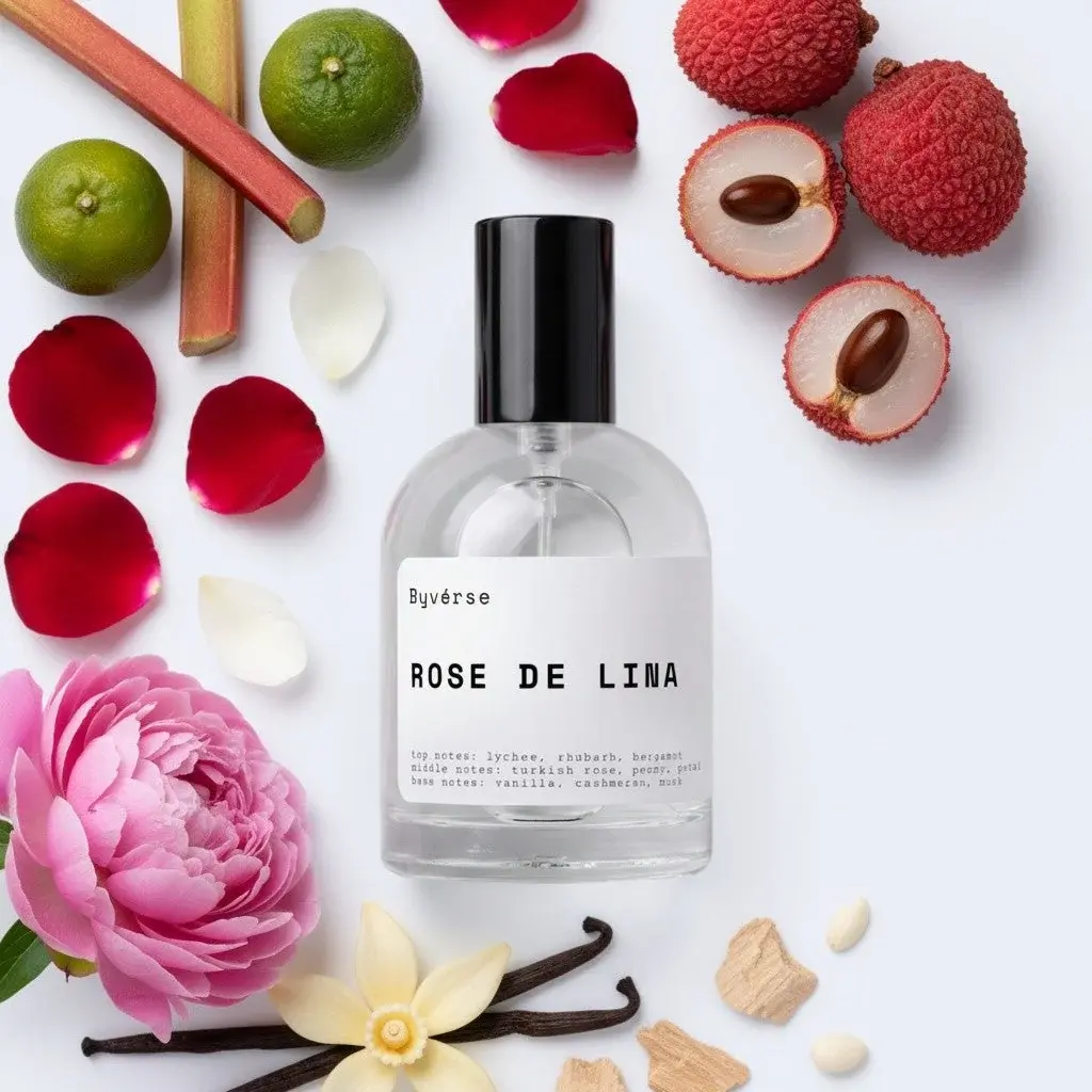 Rose & De Lina - Women's Extrait de Parfum | Rose, Lychee, Peony, Musk