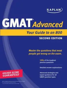 USED-Kaplan GMAT 800: Advanced Prep for Advanced Students (Perfect Score Series) by Kaplan (Paperback)