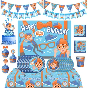 Blippi Party Supplies Ultimate Set for 16 Guests