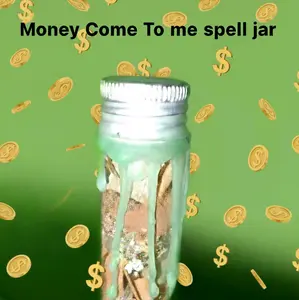 UNISEX Money and Attract Magnet Spell Jar for Attracting Wealth and Abundance 1oz Updated