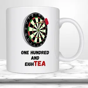 Darts Mug, Darts Gifts, Gifts for dad, Gifts for him, Mug Gifts, Darts, Coffee Drinkware Glossy Printed Tumbler Cup Washable Reusable Ceramic Reuse Tea