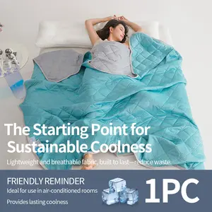 Ice Cooling Summer Comforter, Machine Washable Air Conditioning Lightweight Quilt, Solid Color King Size Breathable Bedding Set, All Season Soft Blanket for Bedroom Living Room Couch, Multiple Colors Gift Ready