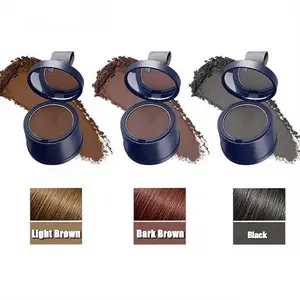 Hairline Concealer Powder - Instant Coverage, Natural Finish for Thinning Hair and Roots Dyeing - Includes Sponge Applicator, Portable Size