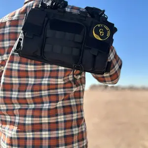MI CoreGear Tactical Chest Pack ONYX Edition Stealth Strength Precision Molle Compatible Gear Bag