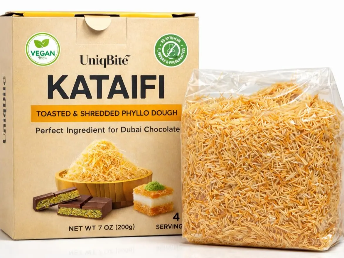 Toasted Kataifi Pastry for Dubai Chocolate | 7 oz (200g) | Ready to Use Crispy Kadayif Shredded Fillo Dough