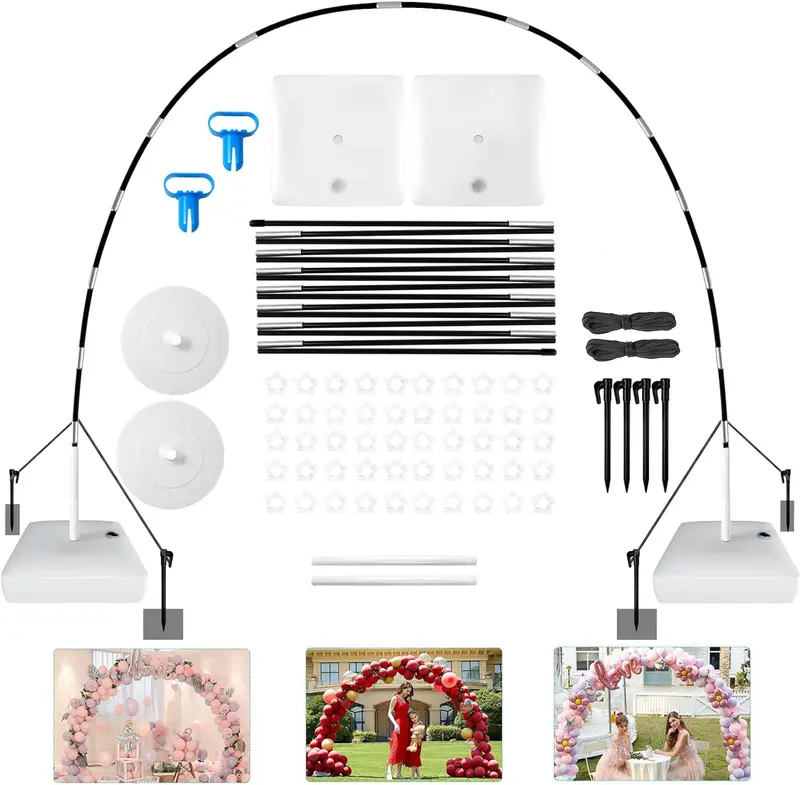 Adjustable 9FT x 10FT Balloon Arch Kit – Sturdy, Reusable, and Perfect for Any Celebration