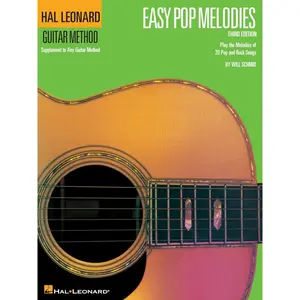 Easy Pop Melodies for Guitar – Third Edition | Beginner Guitar Songbook with Tablature | Pop Sheet Music for Guitar Students | Correlates with Method ... Songs (Hal Leonard Guitar Method (Songbooks)) Paperback – March 1, 1997