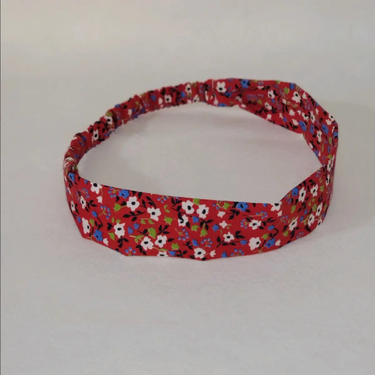 Handmade Red Floral Headband