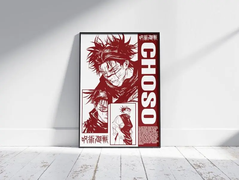 Jujutsu Kaisen Choso Anime Poster Print