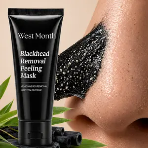 Bamboo Charcoal Blackhead Remover Peel Off Mask for Deep Pore Cleansing and Oil Control 60ml Gentle Radiant Sensitive Skin Repair Facial mothersdaygift Summer Vibes