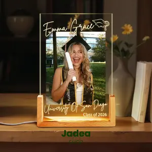 Personalized Graduation Led Night Light Lamp, Class Of 2026 Gift For Daughter, Custom Photo Senior Gifts, Graduation Gifts