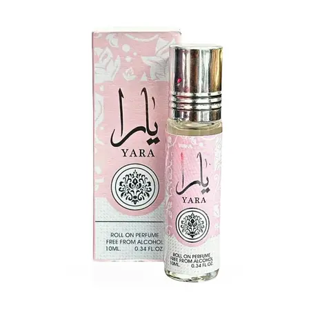 Ard Al Zaafran Trading Yara Roll-On Floral Perfume Oil - 10ML (0.3 fl oz) Alcohol-Containing Perfumes for Women, Aromatic Fruity Fragrance with Citrus Notes, 60-Month Shelf Life, Beauty & Personal Care Item