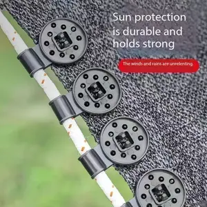 20 Pcs Sunshade Clip Set, Durable Plastic Clips for Outdoor Use, Easy-To-Use Design, Perfect for Garden & Patio Accessories